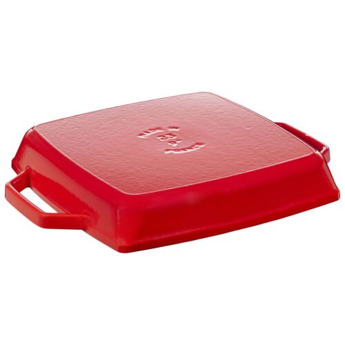 Chảo gang nướng vuông Staub Cherry 28×28 cm Chảo gang nướng vuông Staub Cherry 28×28 cm
